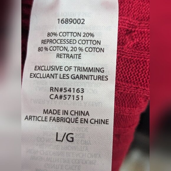 LG Tommy Hilfiger Women's large sweater - Picture 3 of 3